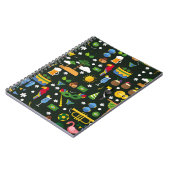 Braziliaans carnaval,  platte textuur. notitieboek (Linkerzijde)