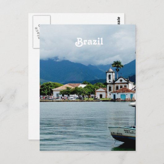 Braziliaans dorp briefkaart (Voorkant / Achterkant)