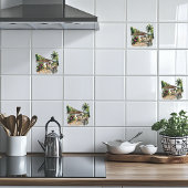 Braziliaans dorp tegeltje