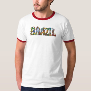 Braziliaans erfgoed, Samba, Regenwoud, Voetbal T-shirt
