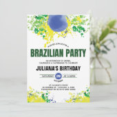 Braziliaans Feest Kaart (Staand voorkant)