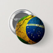 braziliaans_flag_ ronde button 5,7 cm (Voorkant /achterkant)