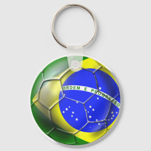 Braziliaans football Braziliaans voetbal Sleutelhanger