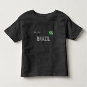 Braziliaans Football Ventilatorhart Shirt (Voorkant)