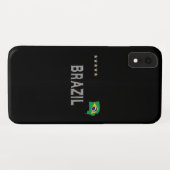 Braziliaans Football Ventilatorhart Shirt Case-Mate iPhone Case (Achterkant (horizontaal))