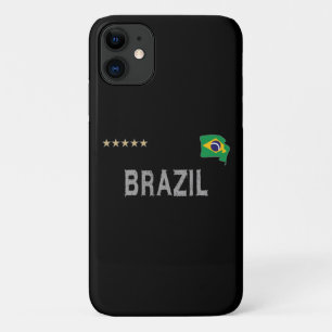 Braziliaans Football Ventilatorhart Shirt Case-Mate iPhone Case