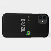 Braziliaans Football Ventilatorhart Shirt Case-Mate iPhone Case (Achterkant (horizontaal))