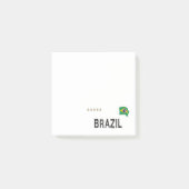 Braziliaans Football Ventilatorhart Shirt Post-it® Notes (Voorkant)