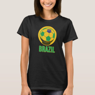 Braziliaans Football vlag 1 T-shirt