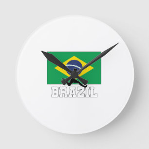 Braziliaans Football Voetbalteam Ronde Klok