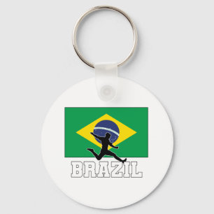 Braziliaans Football Voetbalteam Sleutelhanger