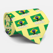 Braziliaans Football Voetbalteam Stropdas (Opgerold)
