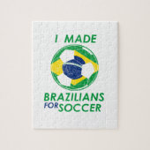 Braziliaans gemoderniseerd vlaggenontwerp legpuzzel (Verticaal)