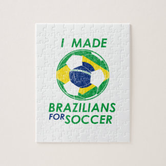 Braziliaans gemoderniseerd vlaggenontwerp legpuzzel