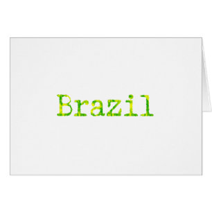 Braziliaans groen en geel lettertype