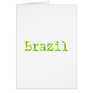 Braziliaans groen en geel lettertype