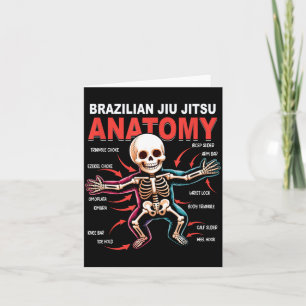 Braziliaans Jiu Jitsu Anatomie Skelet Bewegingen K Kaart