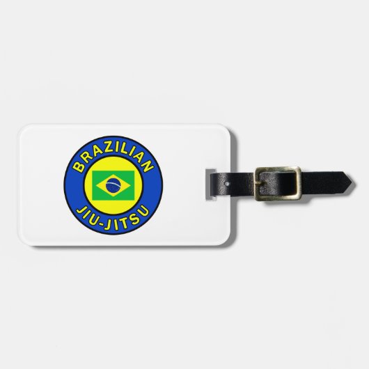 Braziliaans Jiu Jitsu Bagagelabel (Voorkant horizontaal)