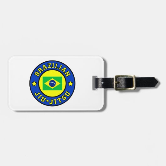 Braziliaans Jiu Jitsu Bagagelabel (Voorkant horizontaal)