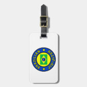Braziliaans Jiu Jitsu Bagagelabel (Voorkant verticaal)