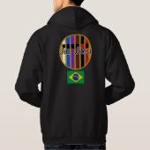 Braziliaans Jiu-Jitsu BJJ Hoodie Sweatshirt (Achterkant)