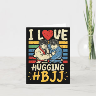 Braziliaans Jiu Jitsu BJJ Knuffelen Leuk MMA Kaart