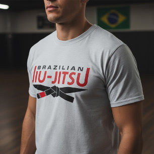 Braziliaans Jiu-Jitsu BJJ Zwarte Band T-shirt