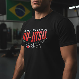 Braziliaans Jiu-Jitsu BJJ Zwarte Band T-shirt