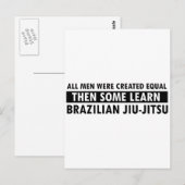 Braziliaans Jiu-Jitsu-design Briefkaart (Voorkant / Achterkant)