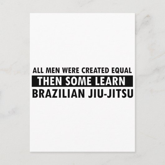 Braziliaans Jiu-Jitsu-design Briefkaart (Voorkant)