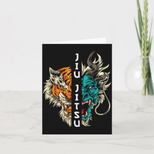 Braziliaans Jiu Jitsu Draak en Tijger Kaart