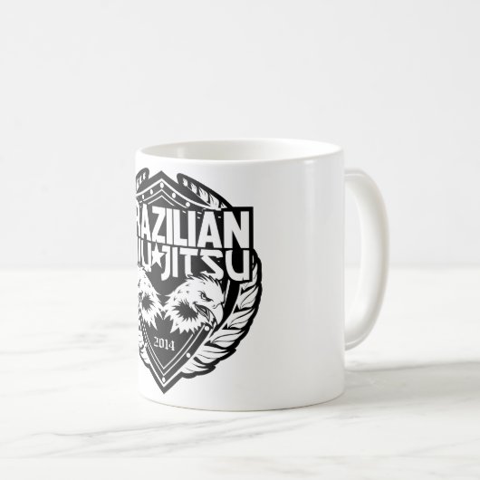 Braziliaans Jiu Jitsu  Embleem Koffiemok (Voorkant rechts)