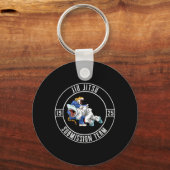 Braziliaans Jiu Jitsu Grappling - Jiu Jitsu Shark Sleutelhanger (Voorkant)