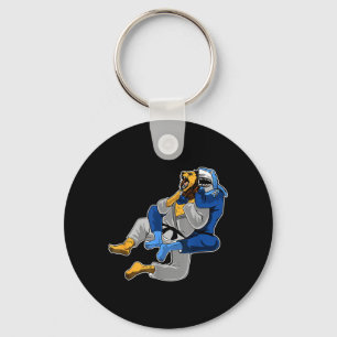 Braziliaans Jiu Jitsu Haai Leeuw Sleutelhanger