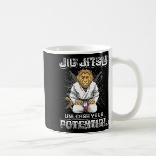 Braziliaans Jiu Jitsu MMA en Grappling BJJ Leeuw Koffiemok