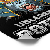Braziliaans Jiu Jitsu MMA en Grappling BJJ Samurai Poster (Hoek)