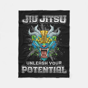 Braziliaans Jiu Jitsu MMA en Grappling BJJ Tijger Fleece Deken