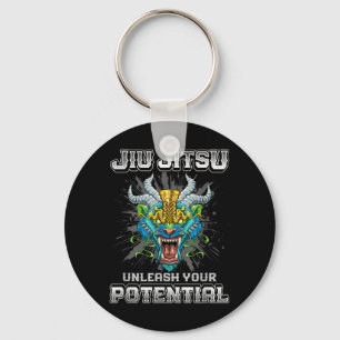 Braziliaans Jiu Jitsu MMA en Grappling BJJ Tijger Sleutelhanger