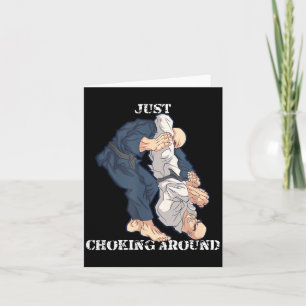 Braziliaans Jiu-Jitsu Wurgen rond Grappig MMA Cade Kaart