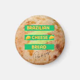 Braziliaans kaasbrood magneet
