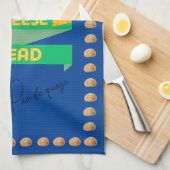 Braziliaans kaasbrood theedoek (Quarter Fold)