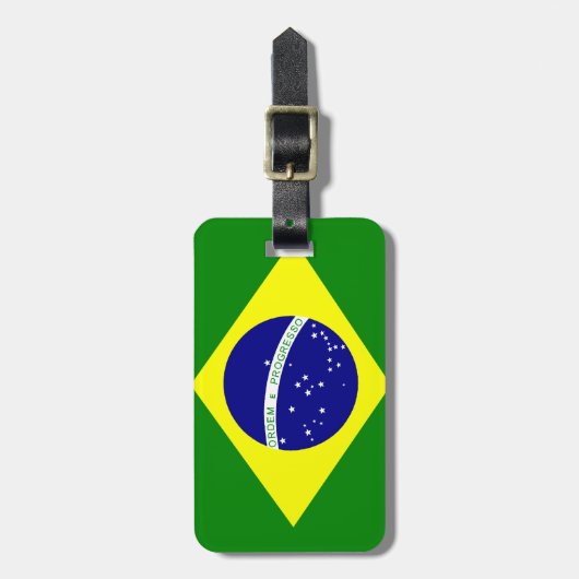 Braziliaans label bagagelabel (Voorkant verticaal)