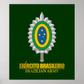 Braziliaans leger Emblem Poster (Voorkant)