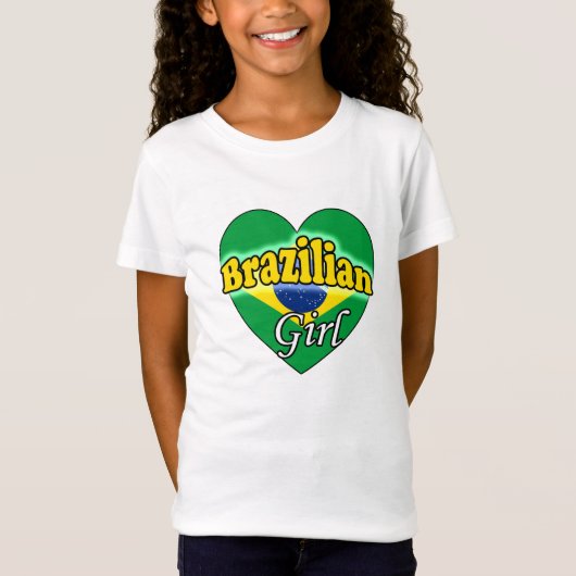 Braziliaans meisje t-shirt (Voorkant)