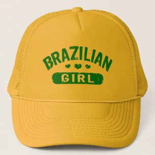 Braziliaans meisje trucker pet