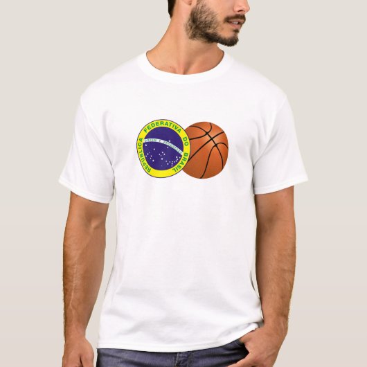 Braziliaans nationaal basketbalteam t-shirt (Voorkant)