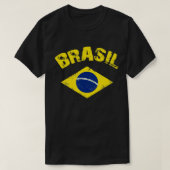 Braziliaans nationaal vlaggen -  patriottisch t-shirt (Design voorkant)