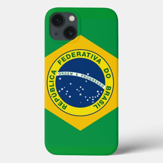 Braziliaans nationaal zegel Case-Mate iPhone case (Achterkant)