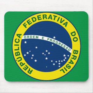 Braziliaans nationaal zegel muismat