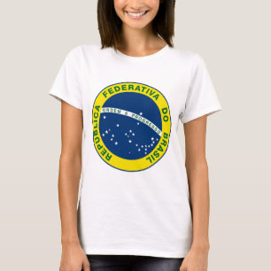 Braziliaans nationaal zegel t-shirt